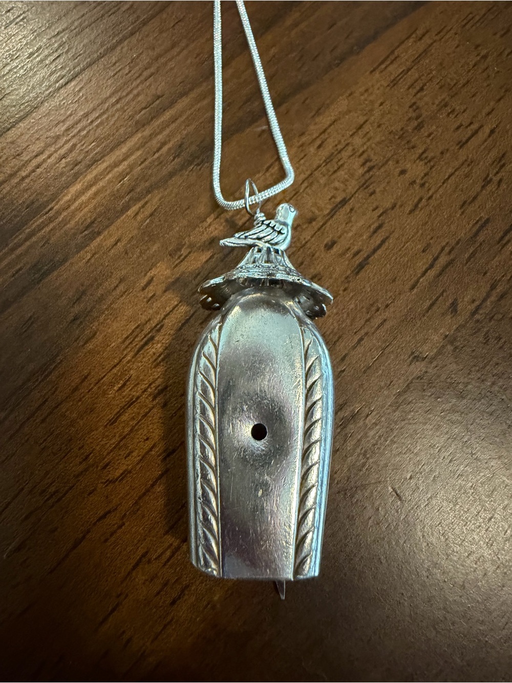 Birdhouse Fairy Bell Necklace